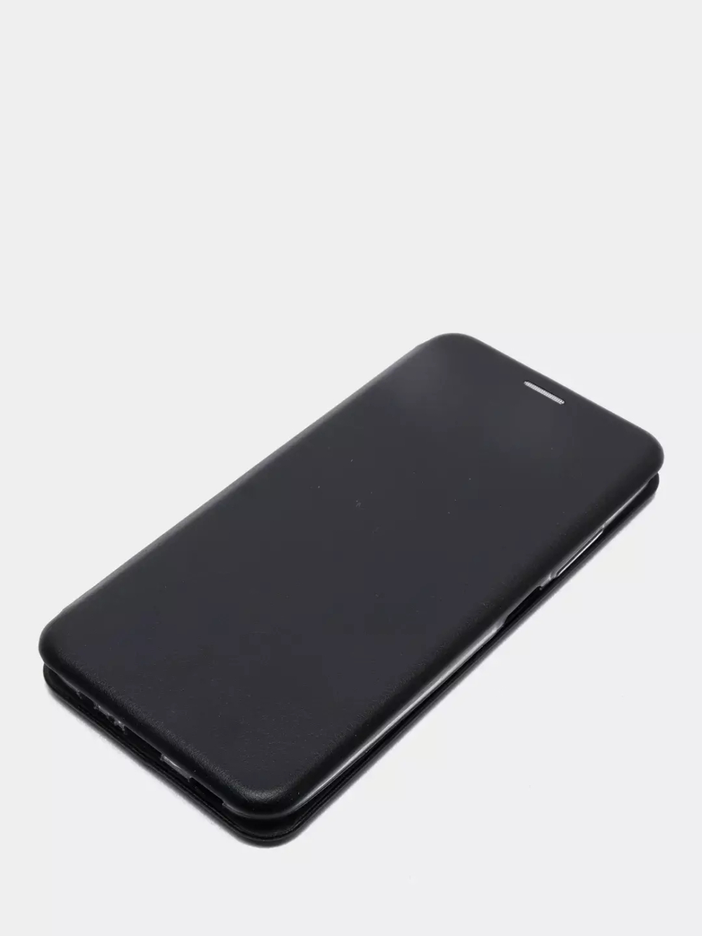 Чехол книжка Samsung Galaxy A03S с силиконовой вставкой Black