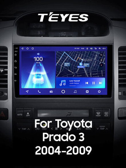 Teyes CC2 Plus 9"для Toyota Land Cruiser Prado 3, Lexus GX 470 2004-2009