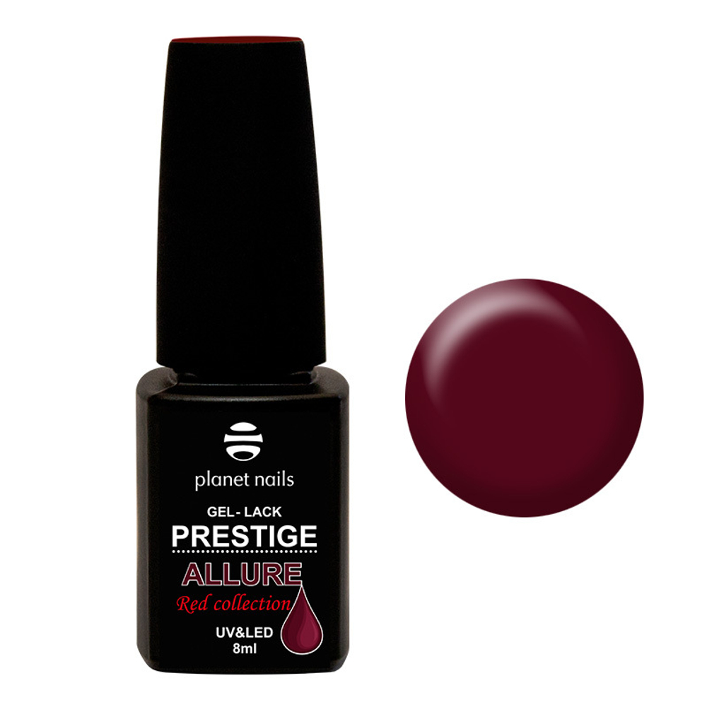 Planet Nails Гель-лак "PRESTIGE ALLURE" Red Collection 657, 8мл
