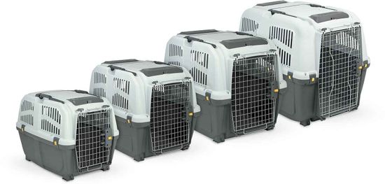 MPS переноска SKUDO IATA 6 с металлической дверцей и замком 92 х 63 х 70 см серая