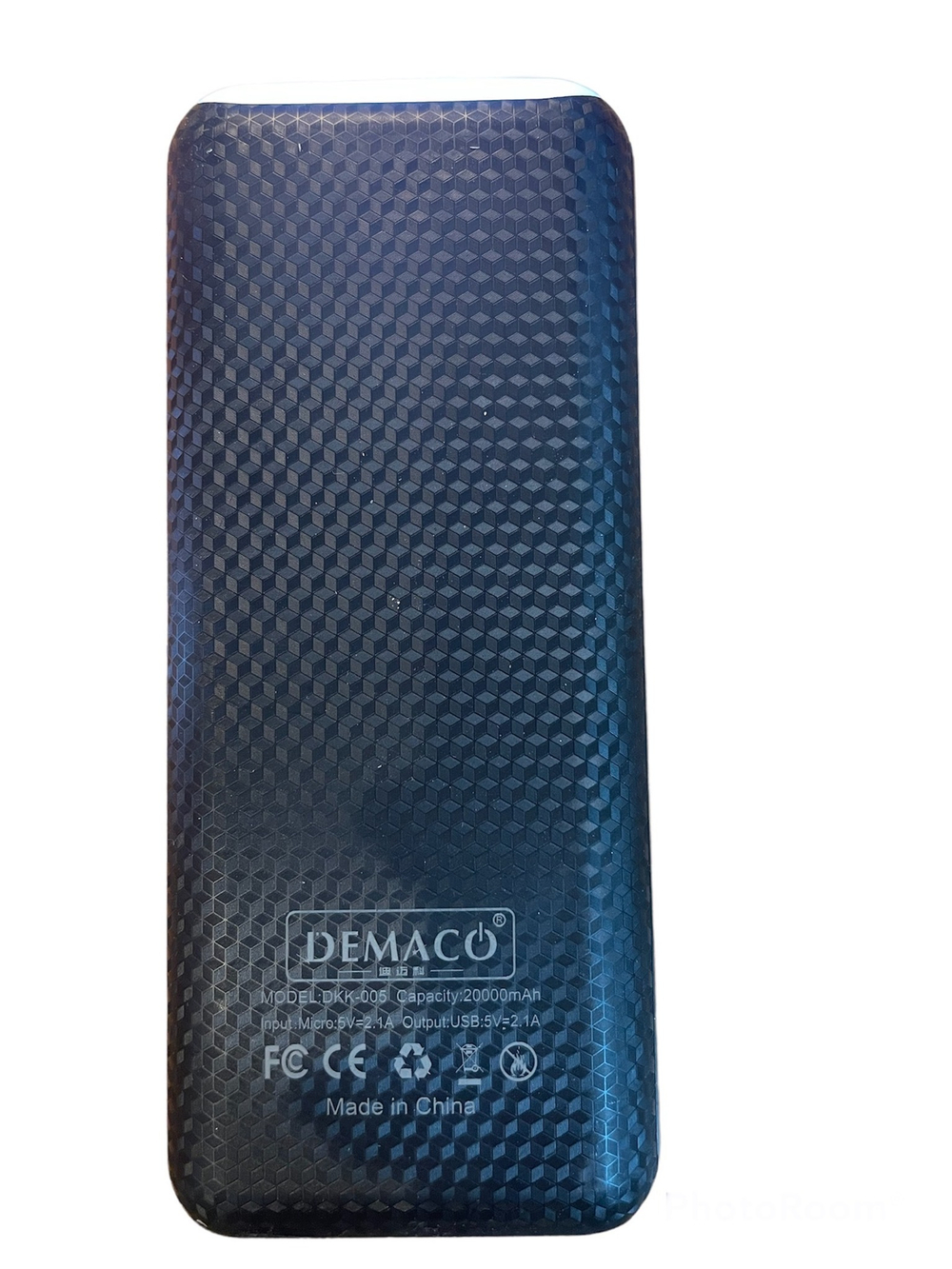 Внешний аккумулятор (Power bank) 3 USB Demaco DKK 005 20000 mAh (черный)