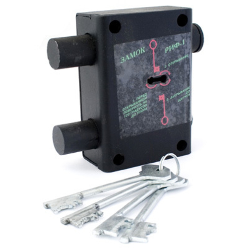 Замок накладной гаражный РИФ 1 Классик Челябинск тяж./5161