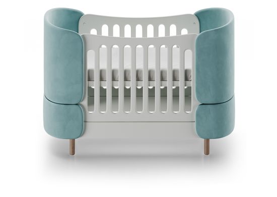 Кроватка-трансформер KIDI Soft (бирюзовый)