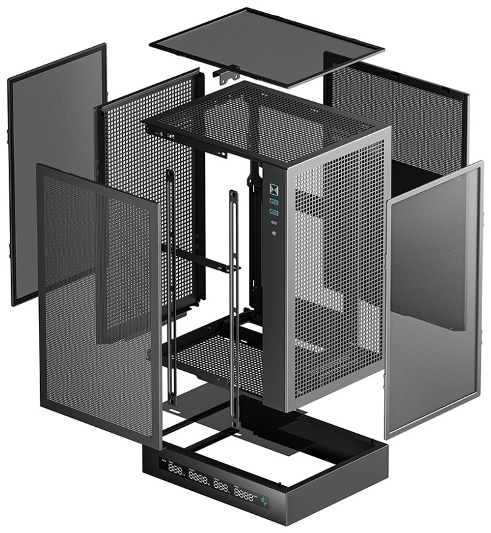 Корпус Deepcool CH170 DIGITAL BK черный