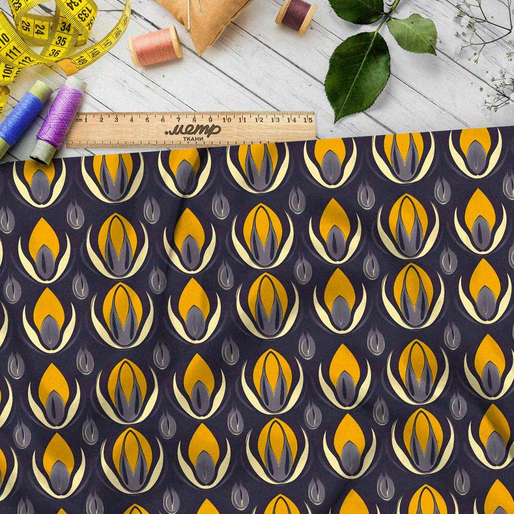 Ткань Барби ретро мотивы вдохновения