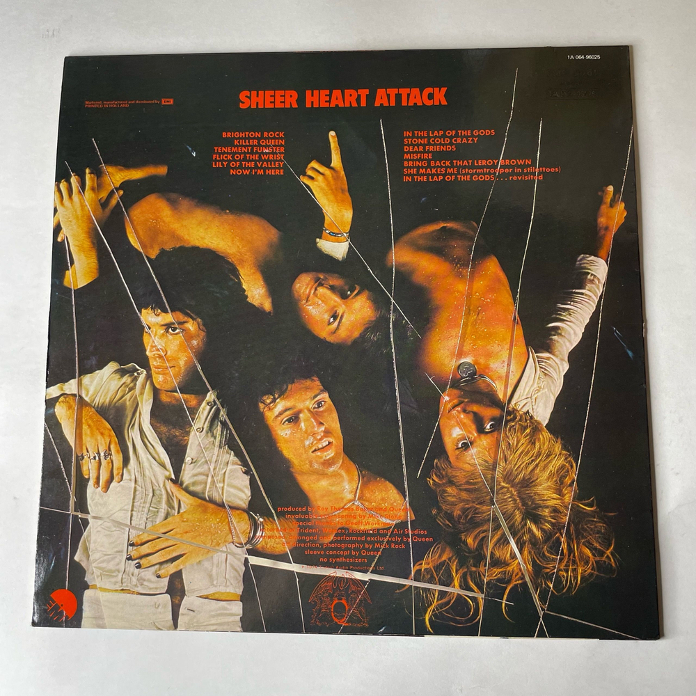 Винтажная виниловая пластинка LP Queen Sheer Heart Attack (Германия 1980)
