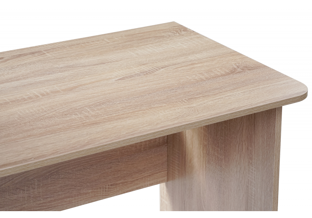 Компьютерный стол Woodville КСТ-14.1Л левый дуб сонома, белый