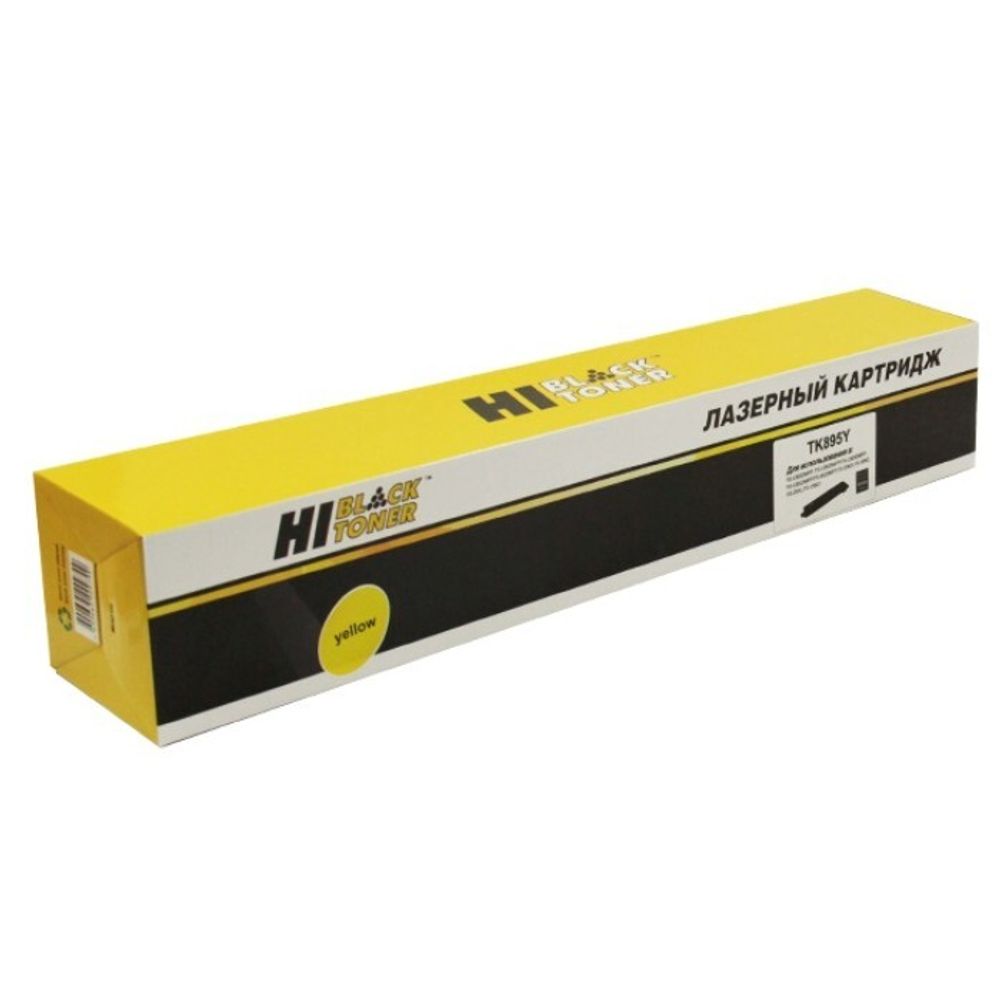 Тонер-картридж Hi-Black (HB-TK-895Y) для Kyocera FS-C8025MFP/8020MFP, Yellow, 6K