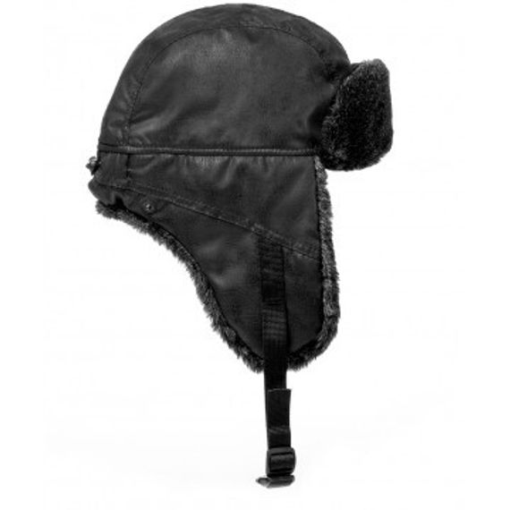 Ушанка Helios Angara Мех Меланж/Крэк Лайт цвет черный размер XL