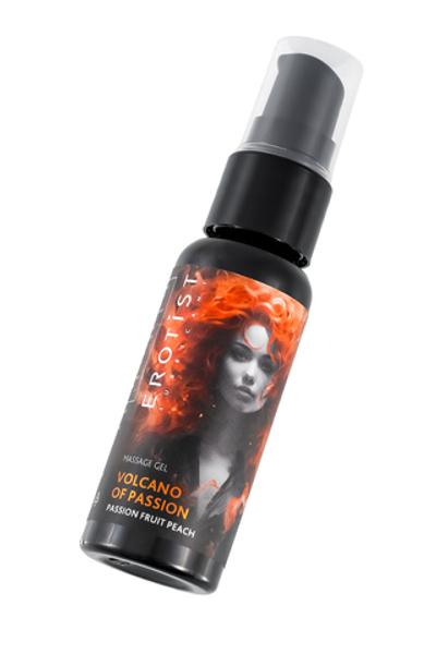Гель с эффектом вибрации Erotist Volcano со вкусом персика и маракуйи 25 мл
