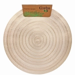 Салфетка на стол 38см «Узор» плетеная, цвет золото