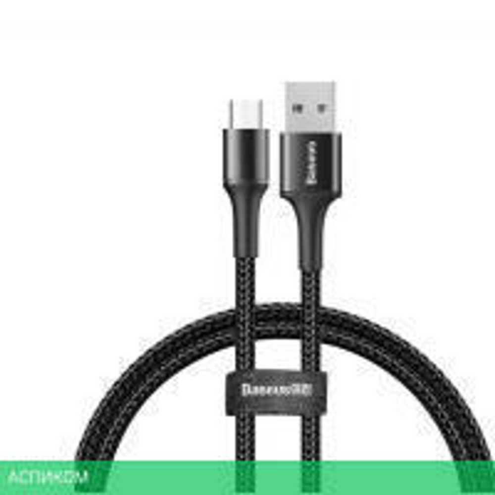 Кабель Baseus Cafule 1m Red/Black (CAMKLF-B91)