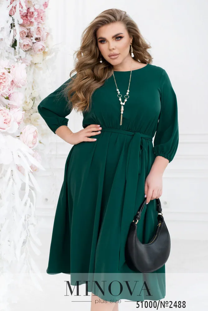 Платье 2488-зеленый Minova