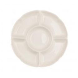 Менажница d 31 см 5 отделений белая фарфор P.L. Proff Cuisine [3]