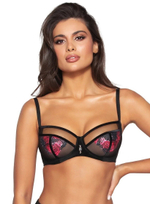 Бюстгальтер Herrera с чашками +size на поролоне (Размер: 75K) (Цвет: черный)