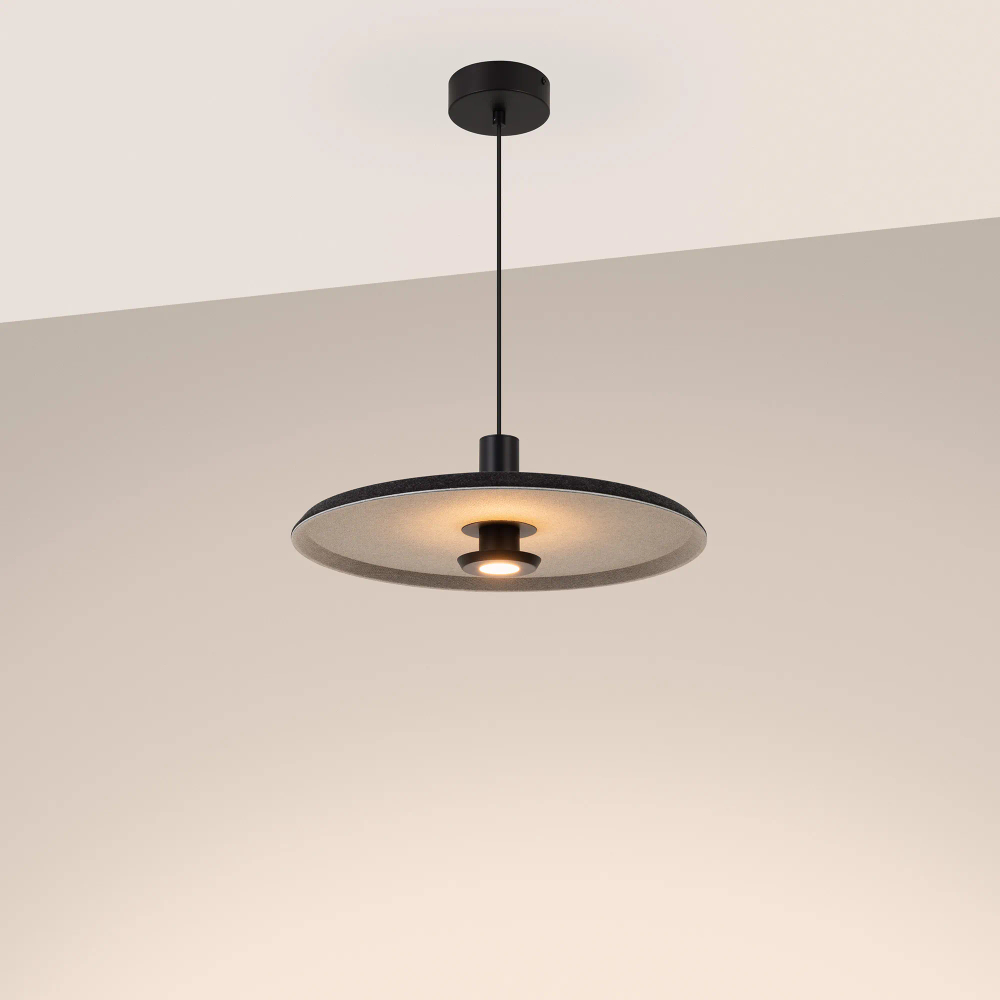 Светильник SP-KOTARO-R450-12W Warm3000 (BK-GR, 36 deg, 230V, TRIAC) (Arlight, IP20 Фетр, 3 года) 057224