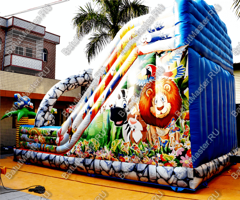 Коммерческий надувной батут "Солнечный остров" 7.5*5*5 м