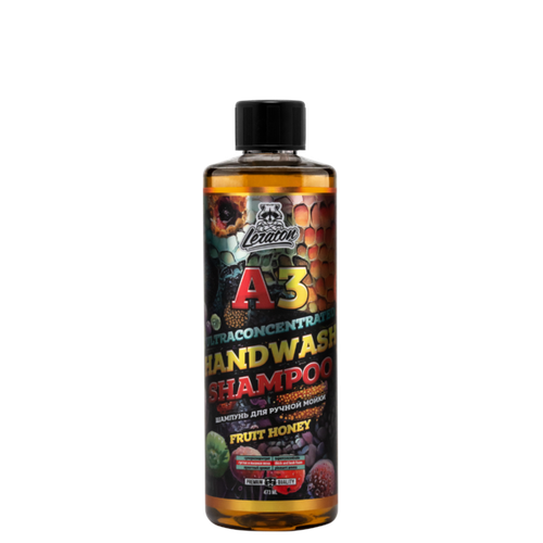 LERATON A3 HANDWASH SHAMPOO FRUIT HONEY Суперконцентрированный шампунь для ручной мойки 473мл