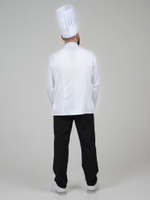 Мужской белый китель "Дрим" для повара и кондитера NVDesign