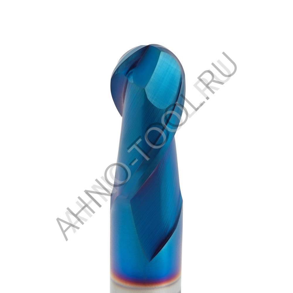 Фреза твердосплавная сферическая 16мм (L=100, l=32, хв=16) Z2 35° по закаленной стали BRHM-2B-R8.0 A