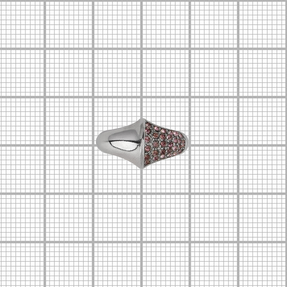 "Танака" кольцо в родиевом покрытии из коллекции "Озон" от Jenavi