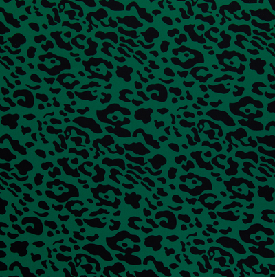 Атлас Армани стрейч принт, 90 гр/м2, 145 см, зеленый