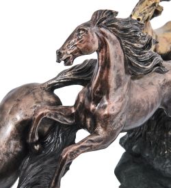 Veronese WS-1466 Статуэтка «Бегущие лошади»