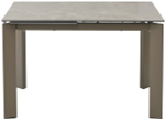 Стол М-City DISAUR Корнер (Corner) 120 Латте матовый (Matt Latte Stone Solid Ceramic), Таупе