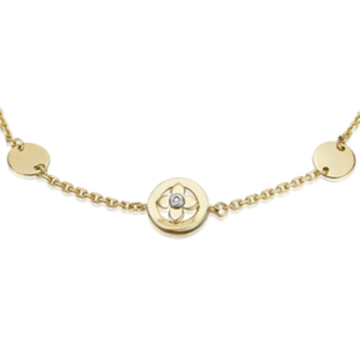 Браслет из лимонного золота c бриллиантом Артикул: 05-0741-00-101-1121