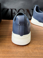 Кеды кожаные Zegna