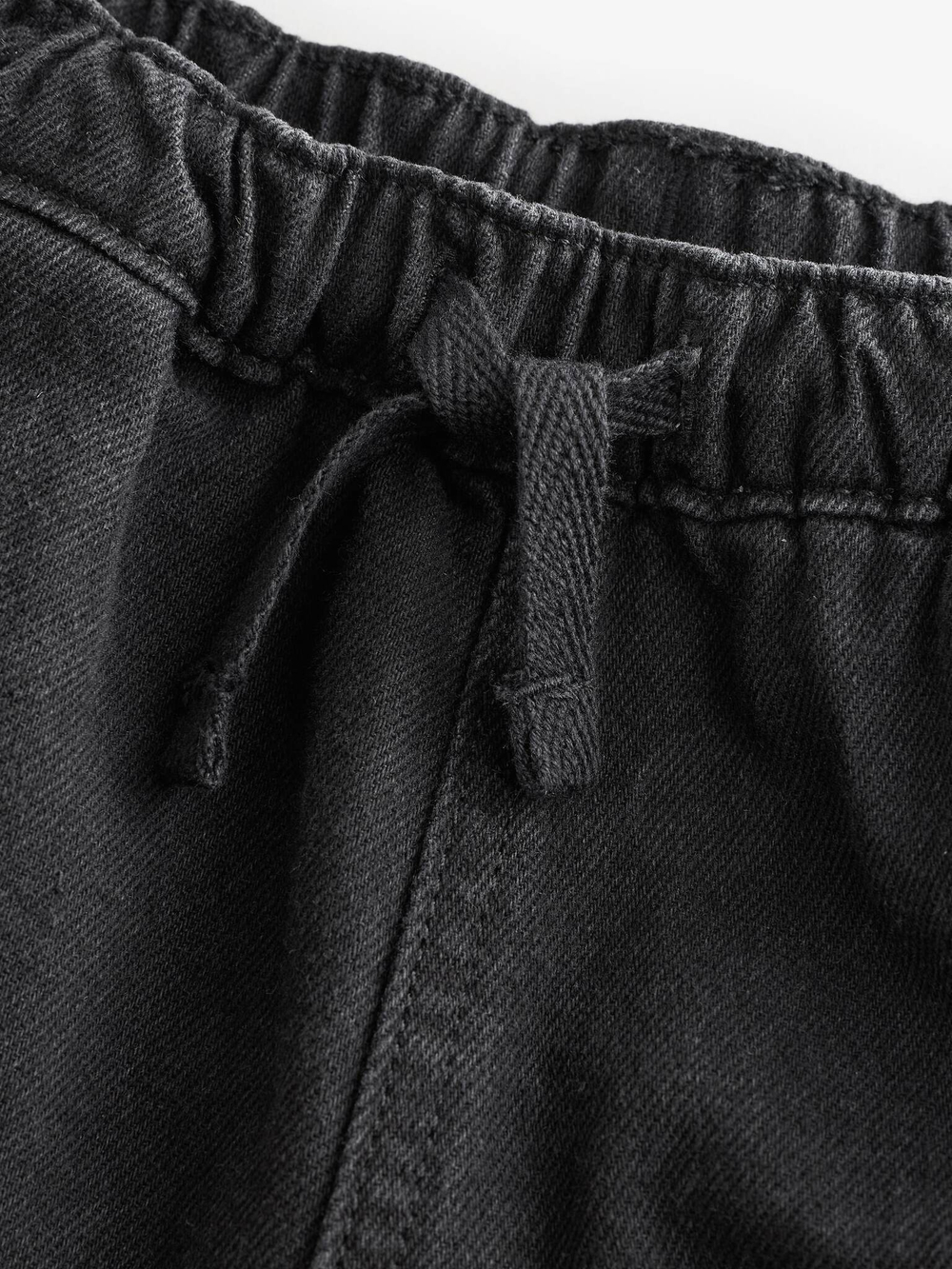 Джинсы карго широкие для мальчика Next E45-338, Черный