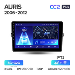 Teyes CC2 Plus 9" для Toyota Auris 2006-2012