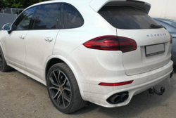Фаркоп AvtoS для Volkswagen Touareg, Audi Q7, Porsche Cayenne с унив. эл-кой Smart(блок) и сертификатом, арт.(AU 05+smart)