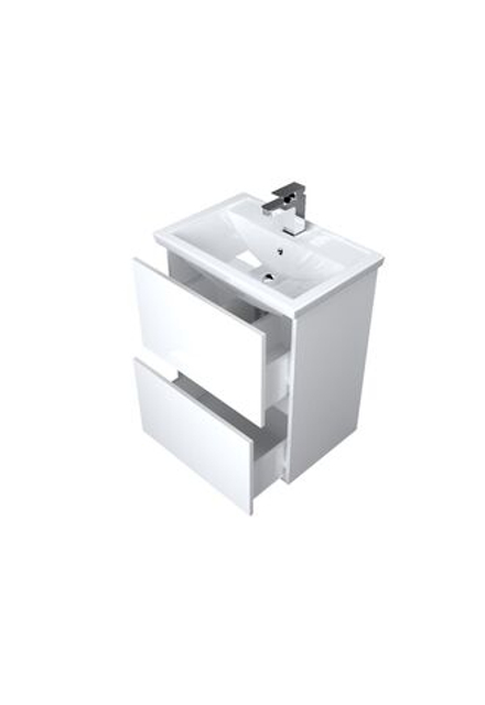 Тумба 1Marka Aris 70П 2я. Белый глянец