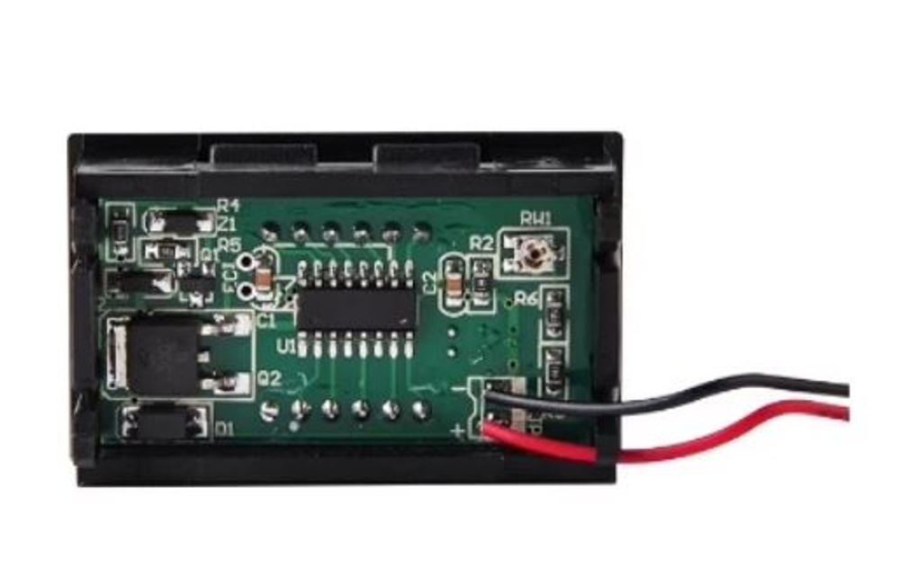 Вольтметр 0.56/DC5-120V/зеленый