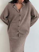 Кардиган SORAYA, бежевый меланж