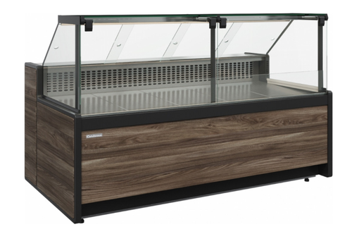 Холодильная витрина CARBOMA BAVARIA 3 GC111 SP 2,0-1 рыба на льду газлифт без боковин