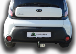 Фаркоп(прицепное) Лидер-Плюс для KIA SOUL 2013-2018 (паспорт и сертификат в комплекте)(без электрики)K122-A