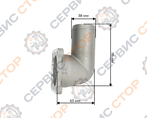 Крышка (корпус) термостата КМ385ВТ
