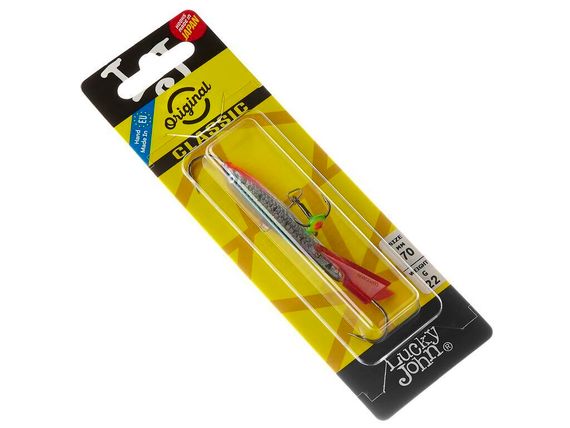 Балансир Lucky John CLASSIC 7 с тр. 70мм/12HRT блистер