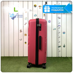 Большой чемодан IMPREZA WAVE, Малиновый