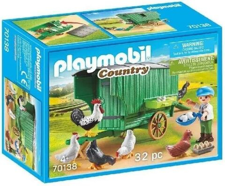 Конструктор Playmobil Country - Мобильный курятник Плеймобиль 70138