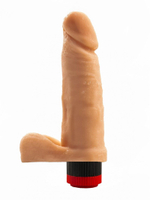 Телесный вибромассажер с ионами серебра №4 - 17 см.