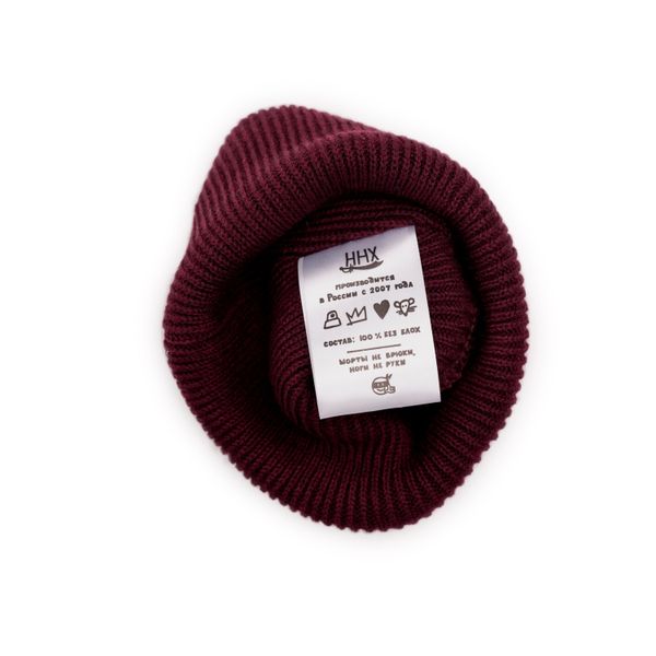 Шапка AW25 Фудзи бордо - фото 3