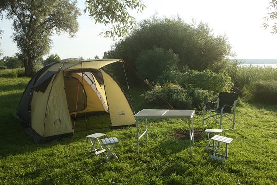 Палатка Indiana ATRIUM 4, на природе 2.