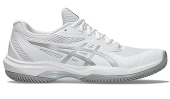Женские Кроссовки теннисные Asics Game FF Clay/OC - white/pure silver