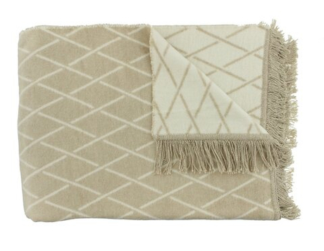 Плед 150x200 Claudi Dias Naturel бежевый