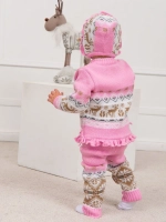 Костюм вязаный теплый