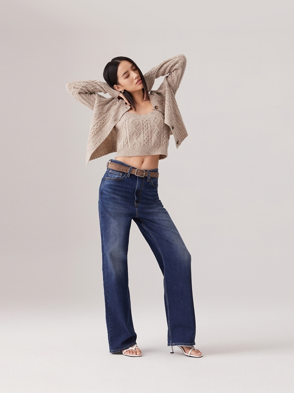 Женские свободные джинсы с завышенной талией Levi's High Loose 26872-0024