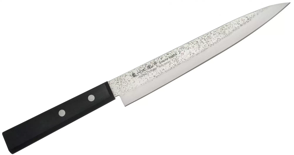 Satake - Нож Satake Nashiji Black Pakka 20,5 см Янаги-Сашими / артикул   801-744  / GTIN 4956617801744